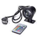 Pool Lights 16 Color 10W IP65 Waterproof RGB Underwater LED Light Submersible LED Underwater Light Swimming Pool Wedding Party