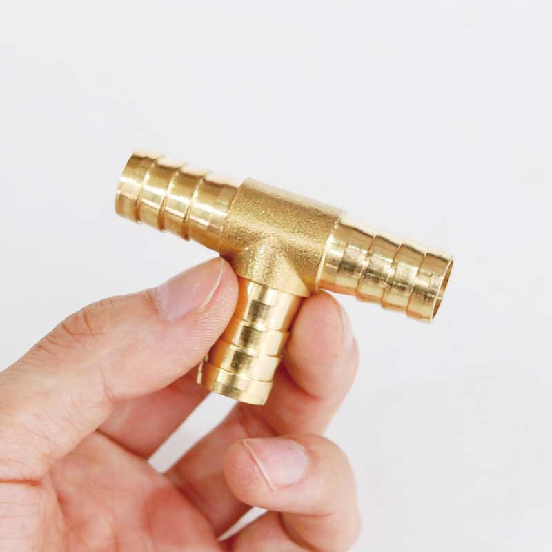 Brass Barb Pipe Fitting 2 3 4 way brass connector For 4mm 5mm 6mm 8mm 10mm 12mm 16mm 19mm hose copper Pagoda Water Tube Fittings