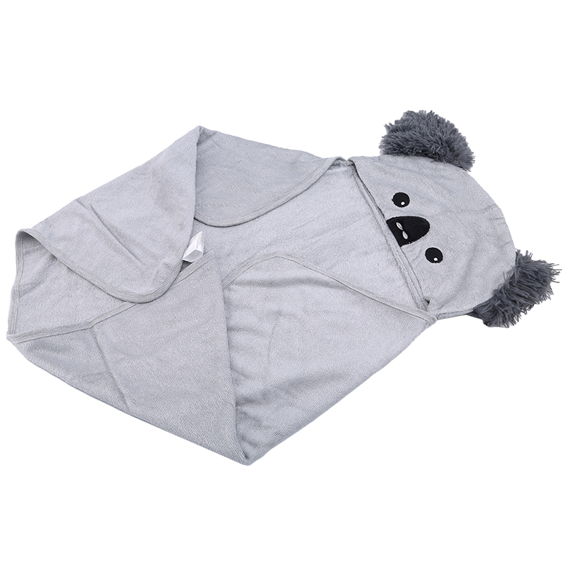 New Hooded Panda Model Baby Bathrobe Cartoon Baby Spa Towel Character Kids Bathrobe Baby Beach Towels