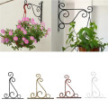 European Style Wall Hanging Flowerpot Bracket Iron Flower Stand Balcony Home Decoration Iron Plants Pots Hooks