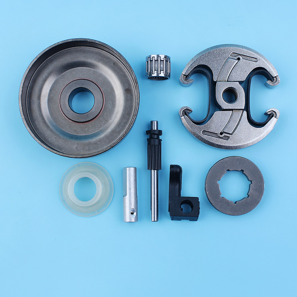 .325" 8T Clutch Drum Needle Bearing Rim Sprocket Oil Pump Kit For Jonsered CS 2141 2145 2150 Chain Saw