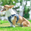 Reflective Dog Harness for Small Medium Dogs Reflective Vest Collar True Love Dog Harness and Leash set for French Bulldog Corgi