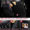 PU Leather Car Seat Cover 4 Color Auto Seat Cushion Interior Accessories Universal Front Seats Covers Protector Mat Car Styling