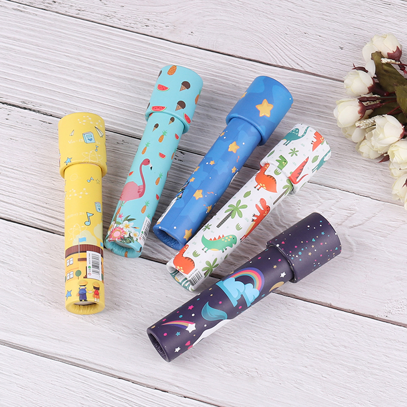 Interactive Logical Rotating Kaleidoscope Magic Classic Educational Toys for Kids Imaginative Cartoon Children Toys NEW