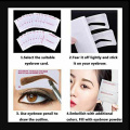 12/24 Pairs Eyebrow Stencil Stickers Eyebrow Drawing Card Template DIY Makeup Tools MU8669