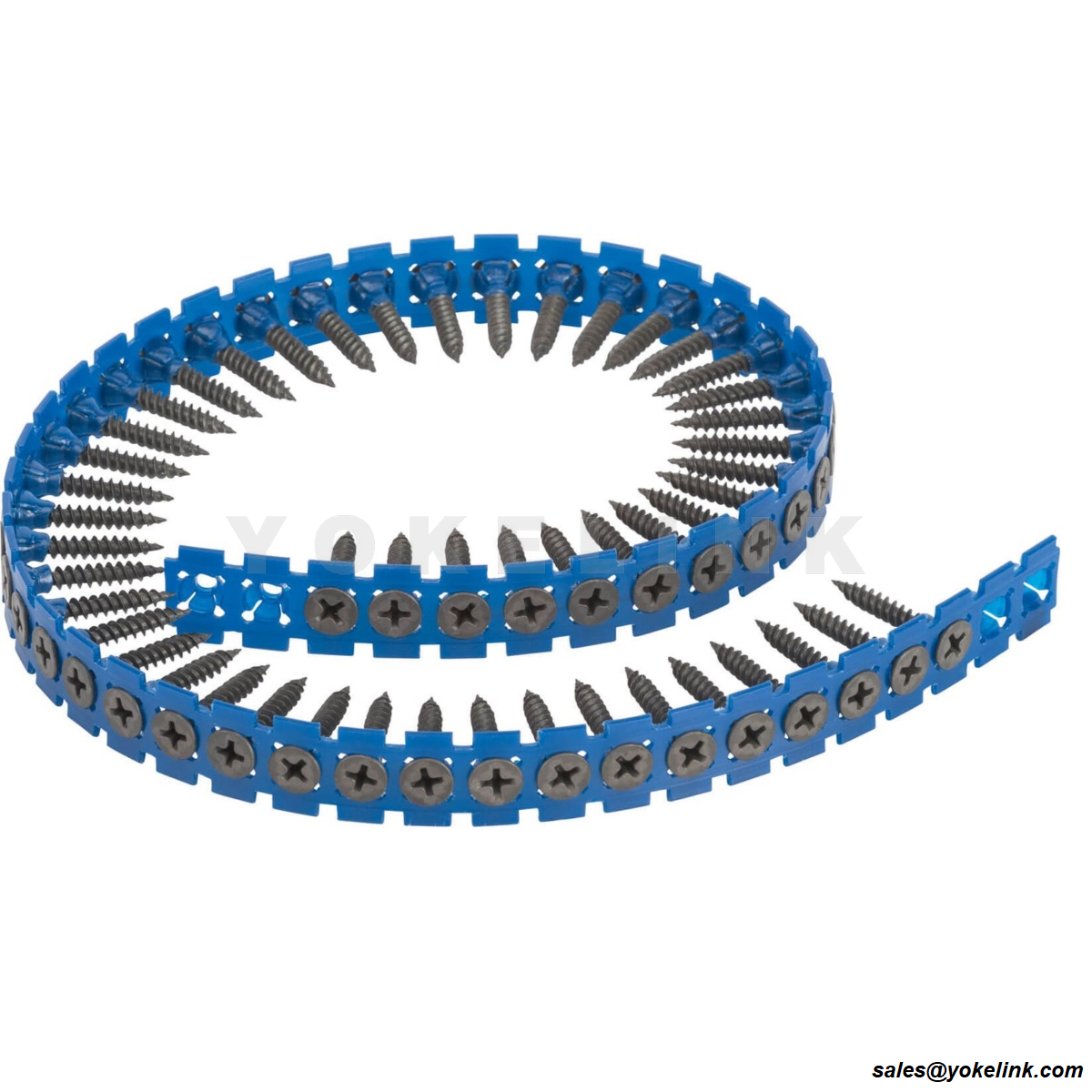 Coarse Thread 3.5 3.9 Collated Drywall Screws Black Phosphate, Zinc Yellow Collated Screws (21)