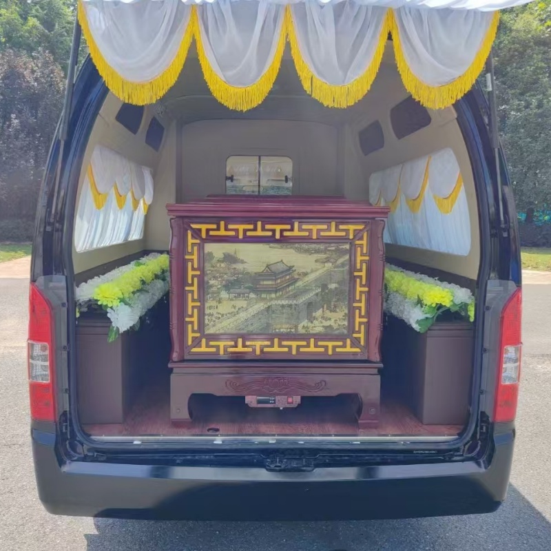 Refrigerated ice coffin
