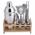 Professional Bartender Set 12Pcs 550ML Cocktail Shaker Set Hand Shaker Drink Fancy Jug Wine Mixer Party Bar Set Brewing Kit