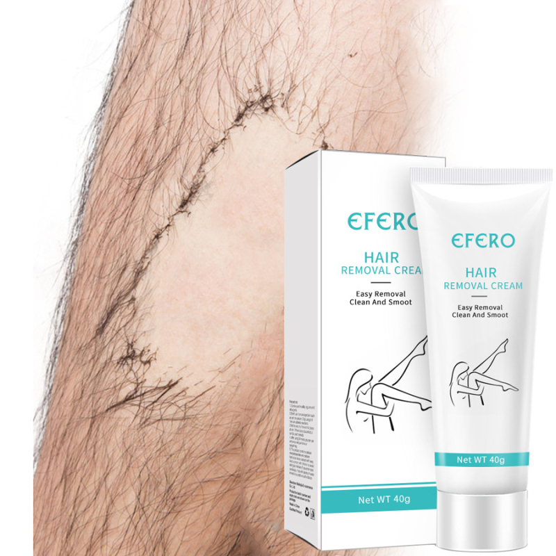 EFERO Painless Hair Removal Cream Depilatory Shaving Hair Removal Cream Painless Effective Removal Armpit Hair Whitening TSLM1