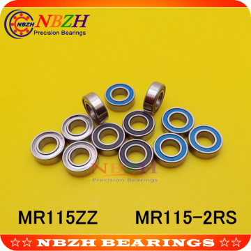 NBZH High quality double rubber sealing cover miniature deep groove ball bearing MR115ZZ MR115-2RS SMR115ZZ SMR115-2RS 5*11*4 mm