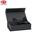 Magnetic Matte Black Bow Tie Gift Box