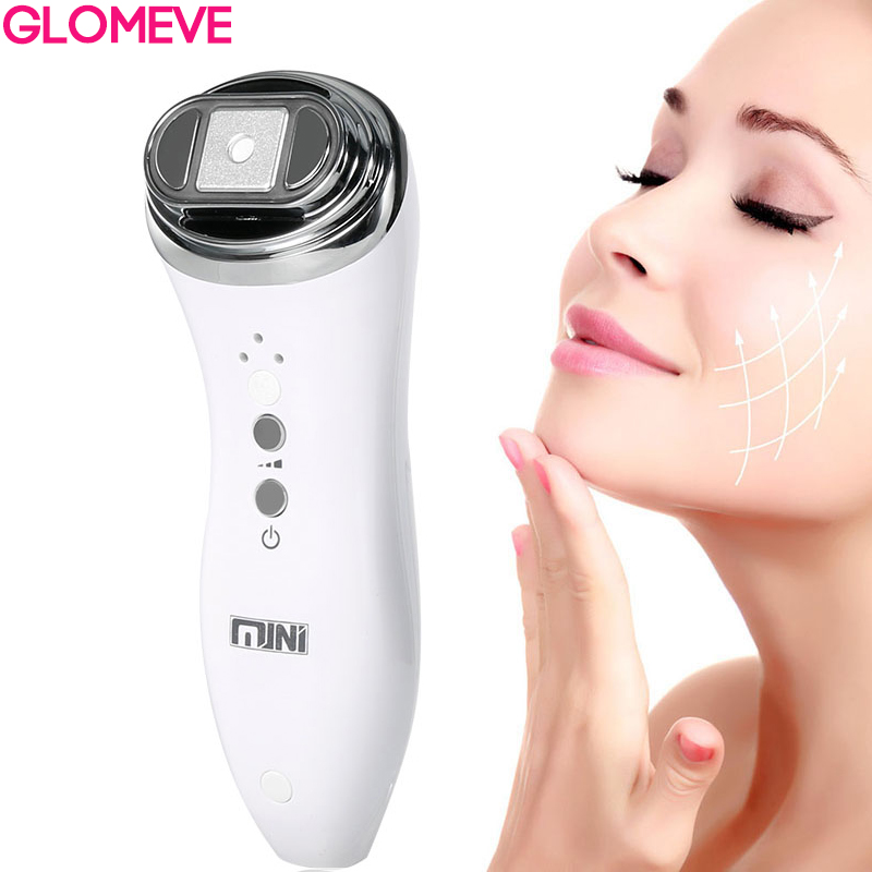 Ultrasonic Bipolar RF Radio Frequency Machine Face Lifting Skin Rejuveantion Massager Mini Hifu Anti Wrinkle Tightening Device