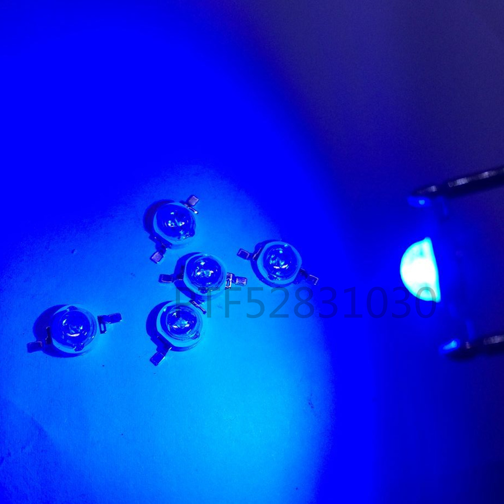 20pcs 3W Blue 465-470NM High Power LED Emitter diode 700mA 3.2-3.6v led