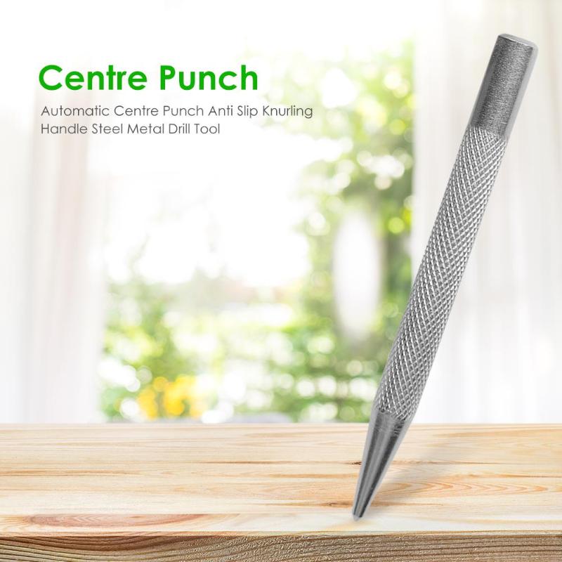 Automatic Center Pin Punch High Hardness and Toughness Strike Marking Starting Holes Tool Chisel Steel Punch for Hand Tools