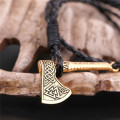 Skyrim 3D Slavic Perun Axe Pendant Jewelry Odin's Symbol of Norse Men's Bracelets Valknut Warrior Scandinavian Amulet Jewelry