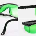Enhancement Laser Glasses Green Red Light Laser Visible Goggles Eyeglasses with Box Leg Adjustable Laser Level Accessory