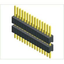 1.27mm Pin Header Single Row Double Plastic Straight/Vertical