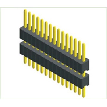 1.27mm Pin Header Single Row Double Plastic Straight/Vertical