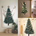 Christmas Tree Tapestries Pine Hang Cloth Wall Decor Cloth Christmas Decoration for Home Small Fresh Holiday Background Simple