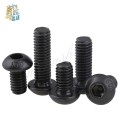 50pcs 20pcs 10pcs 5pcs Grade10.9 Button Head Screw ISO7380 M2 M2.5 M3 M4 M5 M6 M8 Hex Socket Round Button Head Screws