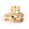 Durable 10*16*20 Air Compressor Adapter Parts Brass Check Valve Replaces Tools