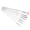 7PCS/Set Nail Art Brush Dotting Painting Drawing Pen Manicure Gel Brush Polish Gel UV Tips Nail Brushes Nail Art Tools