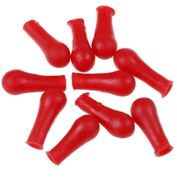 Bottle Insert Pipette Lab Supplies Hot sale 10Pcs Dropper Red Rubber Bulb Head Dropping