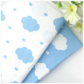 New Blue Cloud Twill 100% Cotton Fabric DIY Sewing Baby Bedding the Cloth Home Textile Material Telas Tissus to Patchwork
