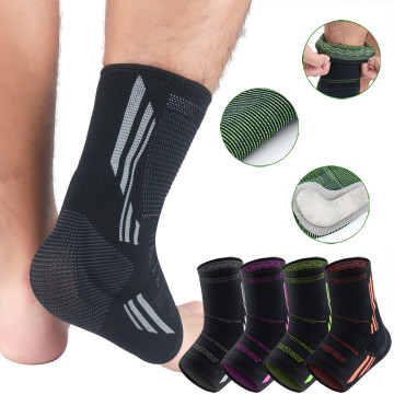 1Pc Sports Ankle Braces Silicone Crashproof Sprain-proof Ventilate Wearable Ankle Support Fitness Safety Accessories Men Women