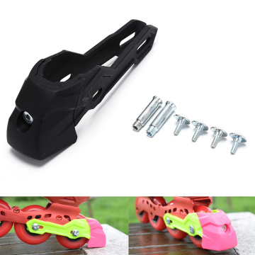 Safety Skate Shoes Brake Scooter Parts Accessories Black Adult Inline Roller Skate Shoes Brakes Pad Brake Blade Supplies 1PC