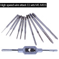 11pcs/ 12pcs/ 20pcs/ 31pcs/ 40pcs Metric Tap and Die Set Tap Drill Bits Tap Wrench Threading Tools M3-M12/ M1-M3.5/ M6-M12