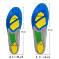 Sport Running Silicone Gel Insoles Foot Care for Plantar Fasciitis orthopedic Massaging Shoe Inserts Shock Absorption Shoes Pads