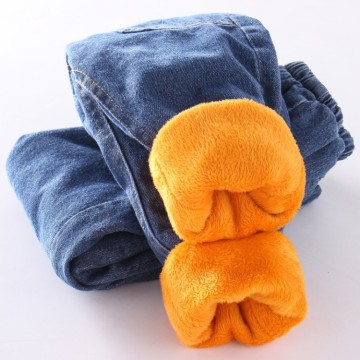 Children Jeans Winter Thick Warm Pants For Boys Cashmere Jeans Boys Denim Pants Children Casual Trousers Winter Boys Wear