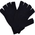 1Pair Elastic Stretch Knit Warm Half Finger Gloves thermal Warm Half Finger Fingerless Gloves Mitten Gloves Without Mitten