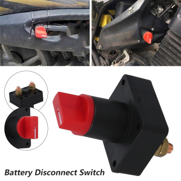 Auto Car Truck Boat Camper 12V 100A Battery Isolator Disconnect Cut Off Switch Battery Cut Off Power Portable Waterproof