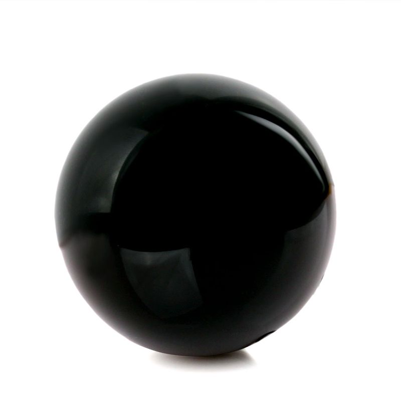 40mm/50mm Crystal Ball Asian Rare Black Obsidian Sphere Crystal Ball Healing Stone Decor Feng Shui Natural Quartz Sphere Healing
