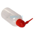 250ml 500ml Plastic PE Mouth Diameter 24mm Lab Squeeze Bottle Tattoo With Wash Red Bird Tip Laboratory