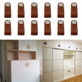 12x Cabinet Handles Handmade Leather Dresser Drawer Knobs Pulls Door Handle Kitchen PuKnob net Leather Handle Pull Knob