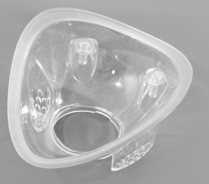 Medical nebulizer breathing mask mold