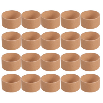 20Pcs Children DIY Craft Paper Rolls Round Brown Painting Cardboard Tubes