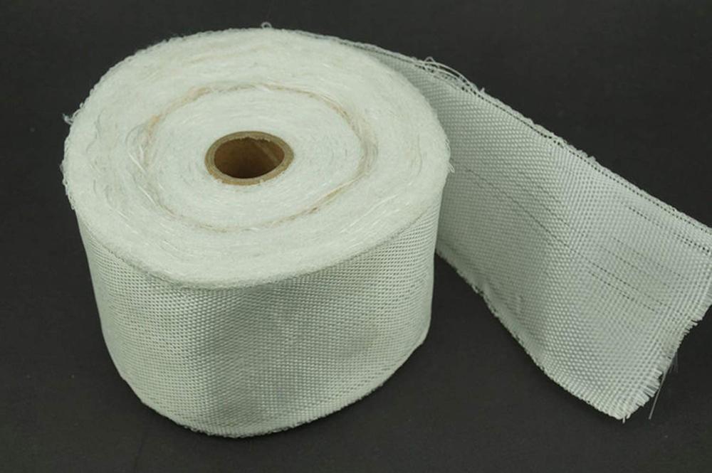 50mm25m, Fiberglass Cloth Tape, Glass E-Glass Fiber Tape Plain Weave