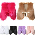 toddler Baby Girl Faux Fur Vest Waistcoat Kid girl Warm Winter Coat