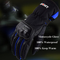 Suomy Motorcycle Gloves Motorbike Winter Hard Shell Guantes Moto Gloves Waterproof Windproof Touch Screen Women Snowboarding ATV