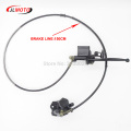 Left Hand Rear Handle Bar Lever Hydraulic Disc Brake Fit For ATV 50cc 110cc 150cc Electric Quad Bike Go Kart Buggy Scooter Parts