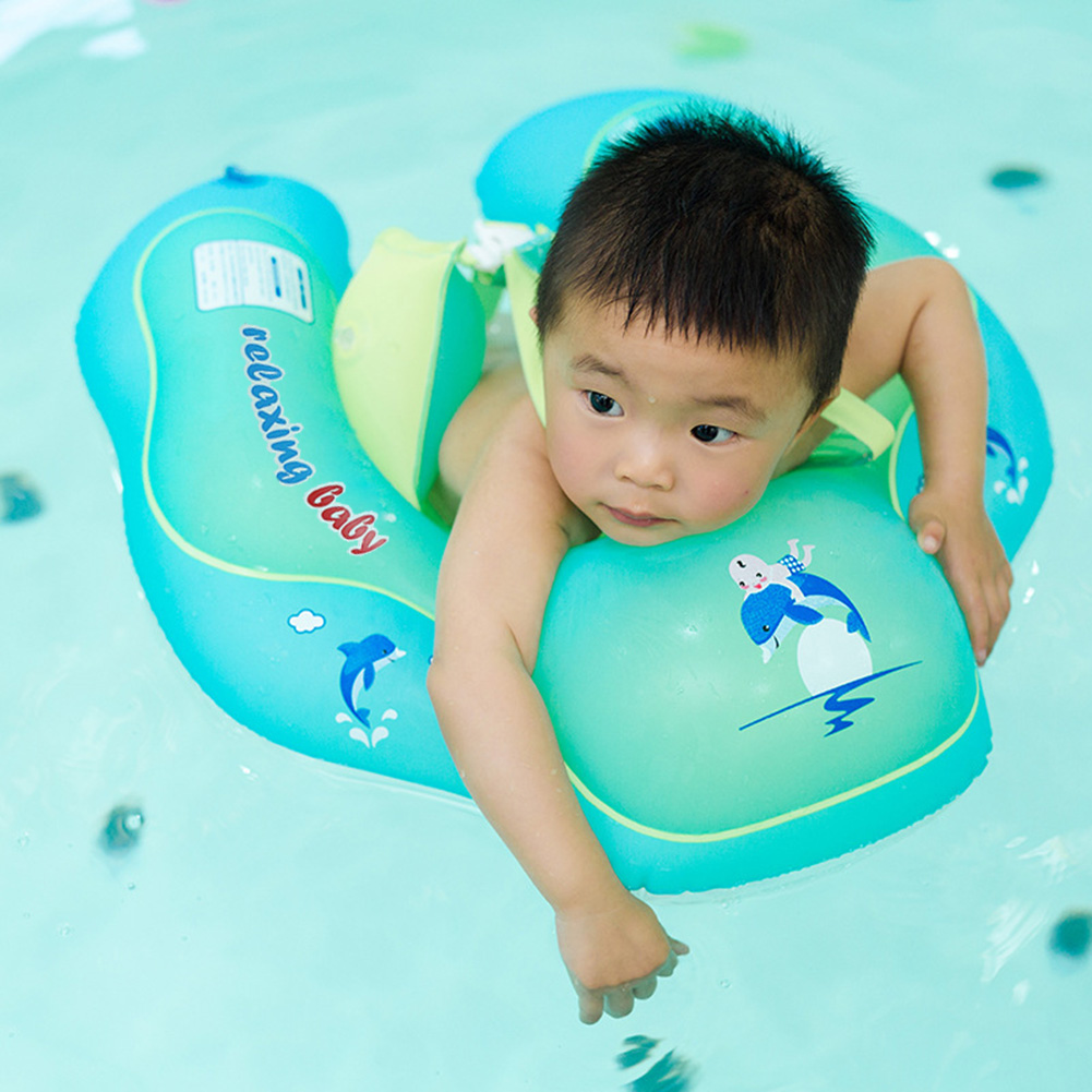 Baby Swimming Ring Newborn Paddling Ring Double Air Bag Inflatable Infant Floating Circle Armpit Swim Ring Toys