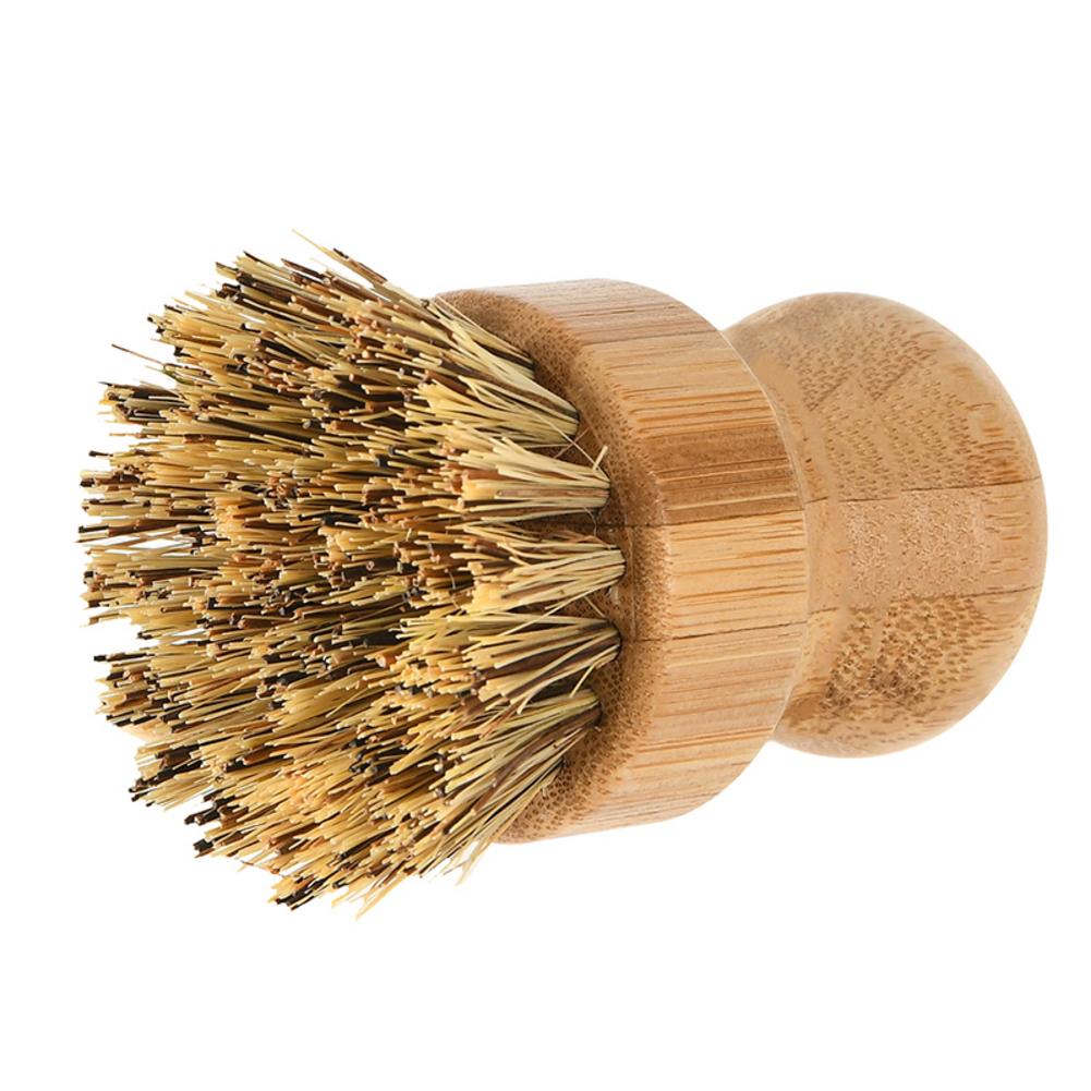 Bamboo Pot Brush Kitchen Pan Dish Bowl Washing Cleaning Brush Household Cleaning Tools Dish Brush Kitchen Supplies