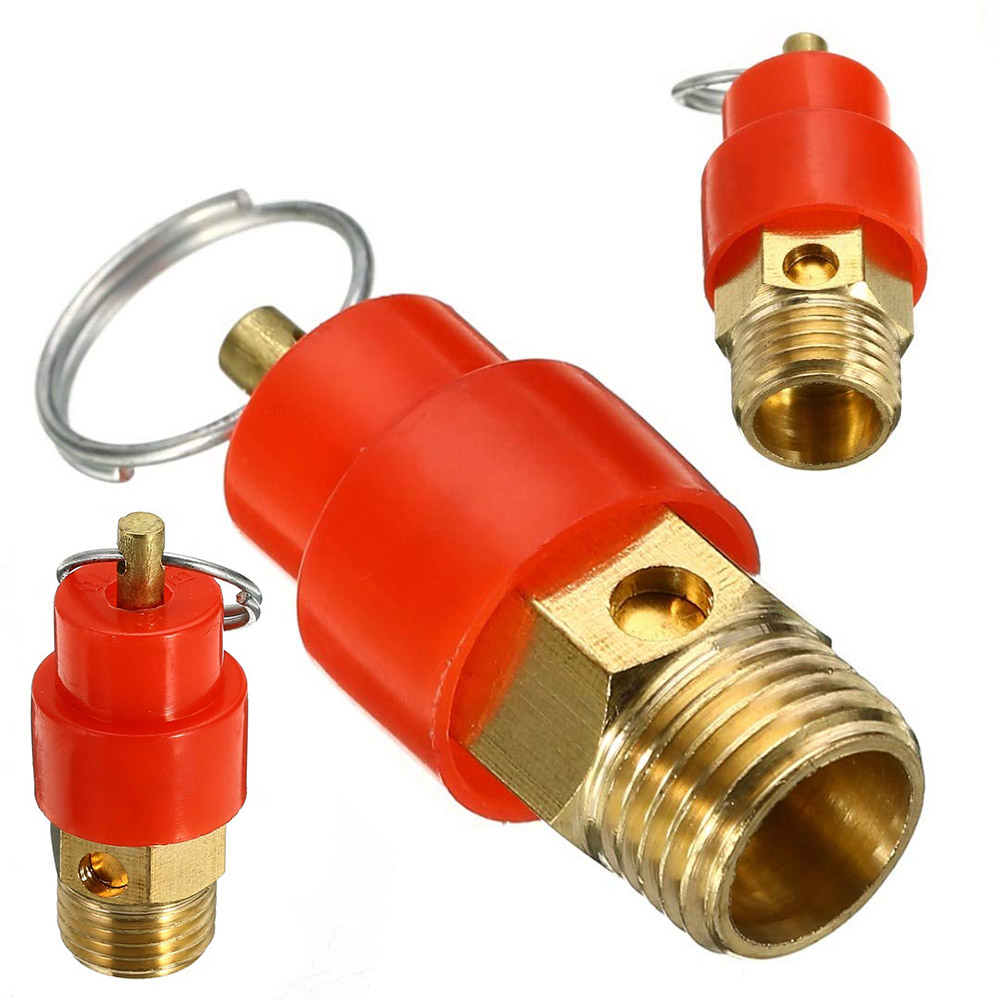 1/4'' Air Compressor Safety Relief Valve Reduce High Pressure Release Regulator For Hydraulic Pressure Piping