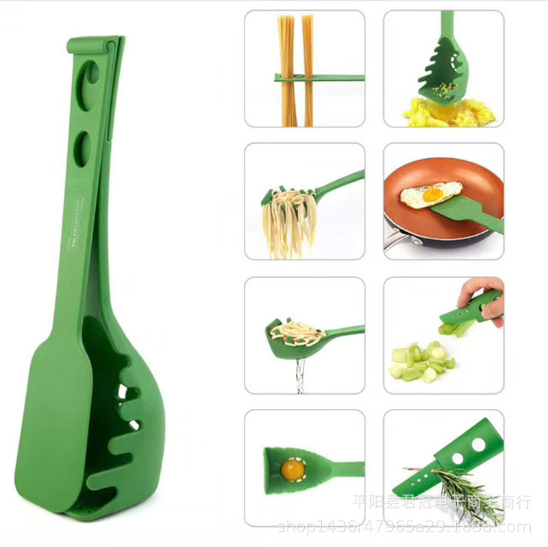 8 In 1 Practical Pasta Noodle Spoon Colander Noodle Spaghetti Ladle Slot Spoon Nylon Pasta Tools Colander Kitchen Gadget