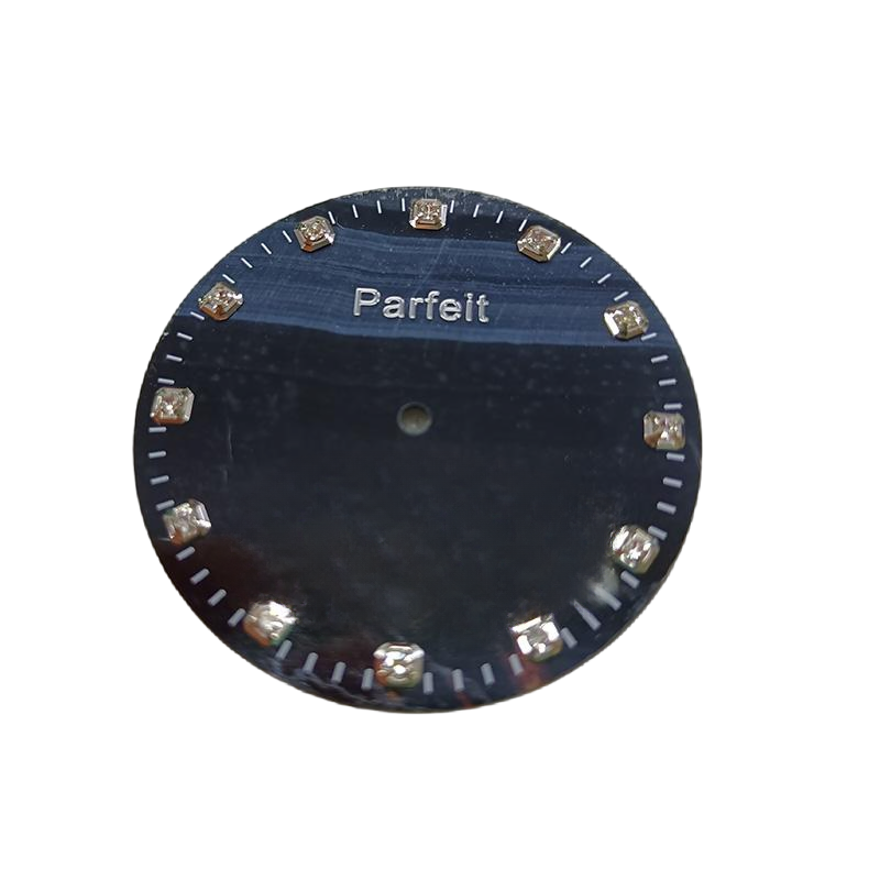 high quality watch dial with diamonds as hour markers