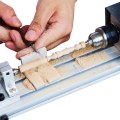 24V 100W CNC Mini Lathe Machine DIY Woodworking Buddha Pearl Grinding Meter Polishing Beads Wood lathe Drill Rotary Tool